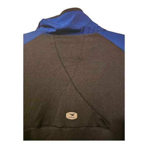 SUGO Blue and Black Cold Weather Reflective Running Jacket - Size XL - Picture 4 of 9